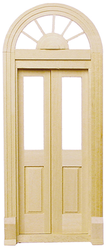 Dollhouse Miniature Palladian French Door